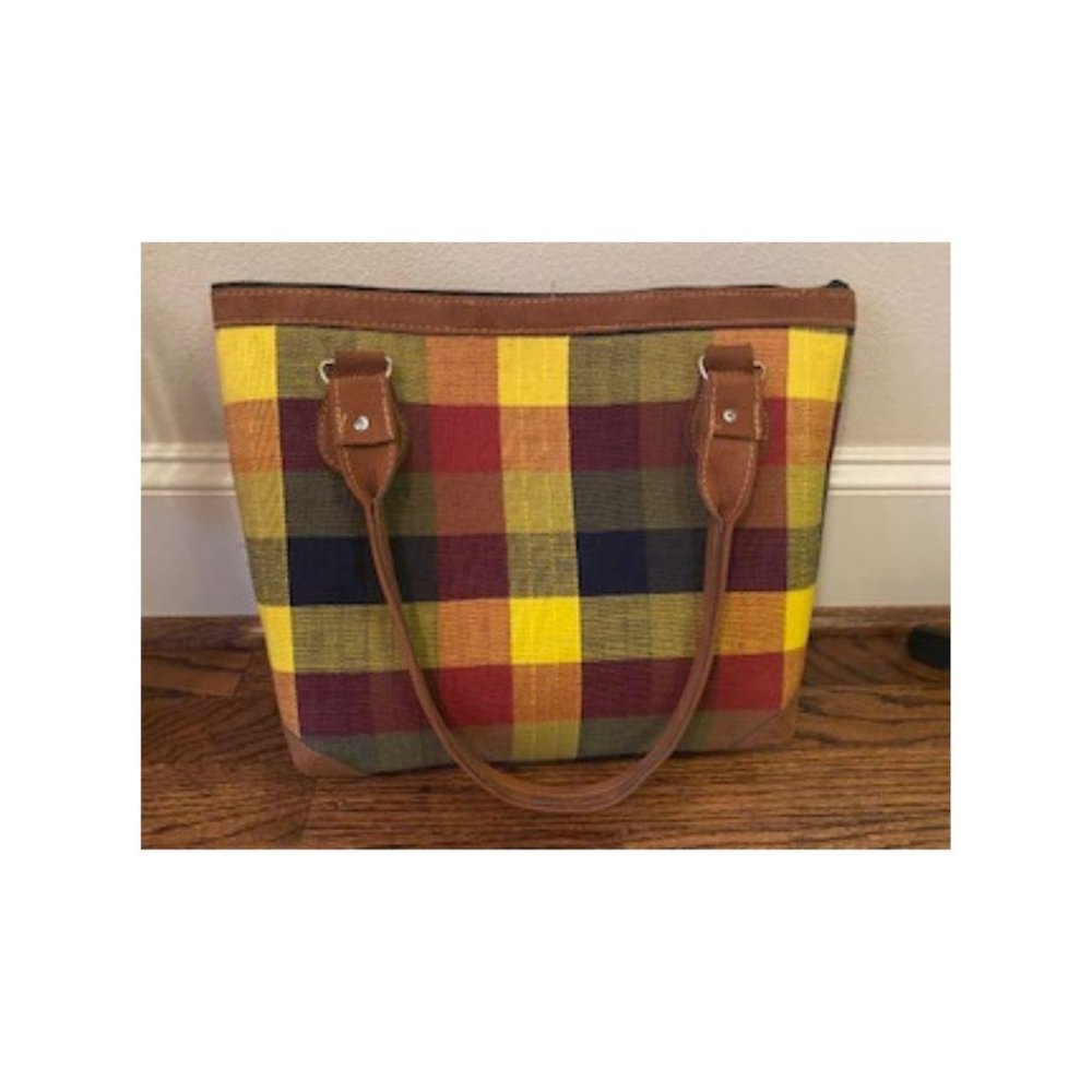 Belize Plaid Tote/Purse